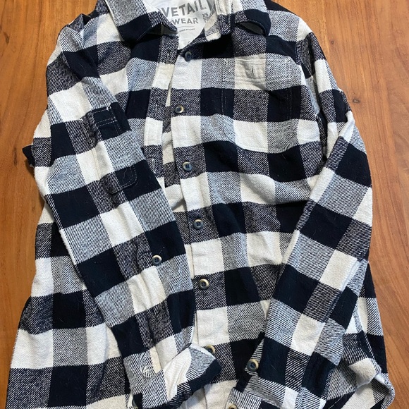 Women's Black and White Dovetail Workwear Shirt - Picture 1 of 6